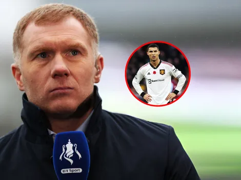 Paul Scholes ignoró a Cristiano Ronaldo al elegir a los cinco mejores compañeros con los que jugó en Manchester United