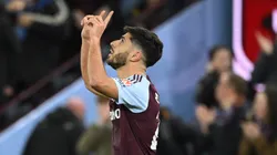 Marco Asensio celebra uno de sus goles ante Chelsea.