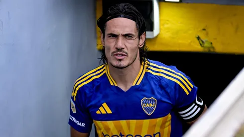 Edinson Cavani, figura y capitán de Boca.