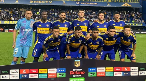 Los 11 titulares de Boca ante Aldosivi.