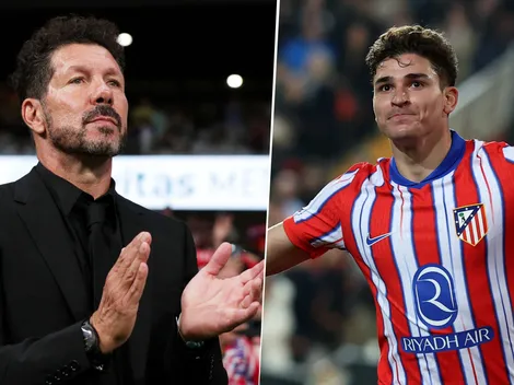 Simeone sobre Julián: ''Es diferente a todos''