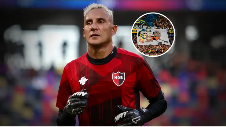Keylor Navas, víctima de las gastadas de los hinchas de Central