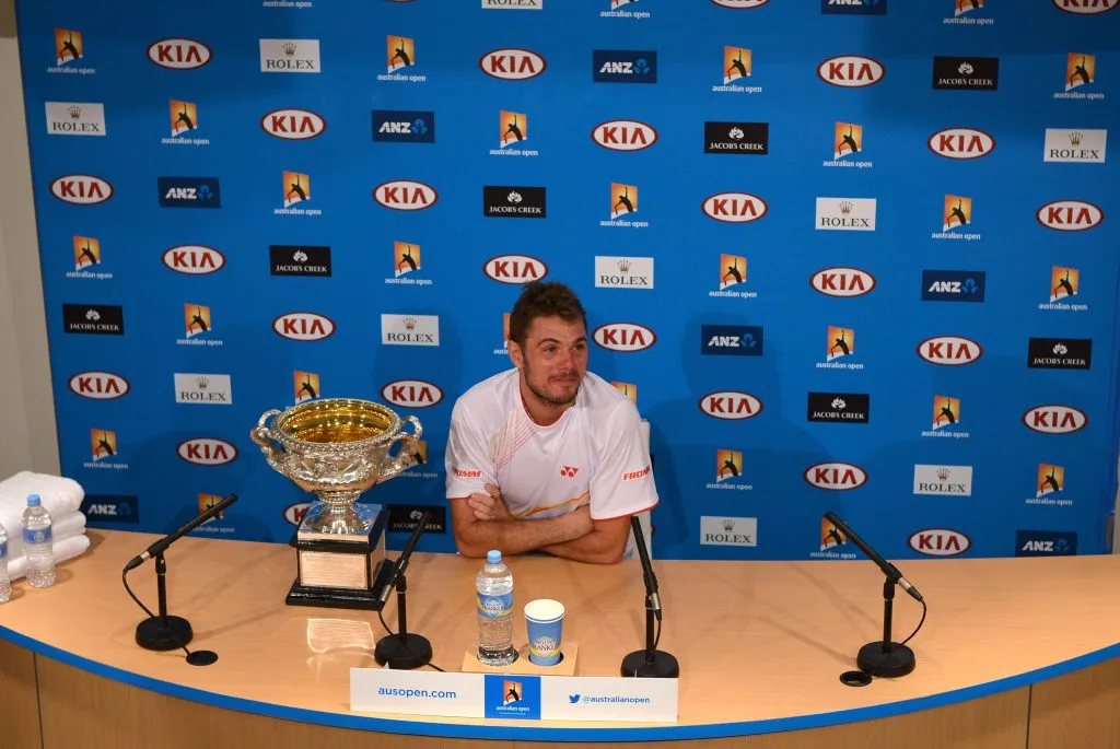 En 2014, Stan ganó su primer Grand Slam, fue el Abierto de Australia. (Foto: Getty).