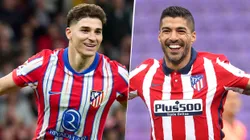 Julián Álvarez y Luis Suárez en Atlético de Madrid.