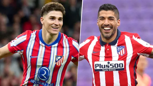 Julián Álvarez y Luis Suárez en Atlético de Madrid.