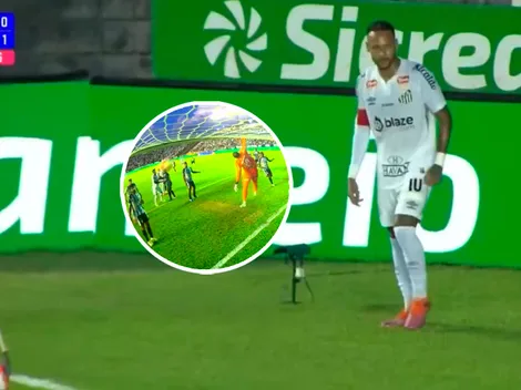 VIDEO | El tremendo gol olímpico de Neymar en el Santos