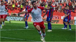 Fabio Pereyra marcó el primer tanto del clásico