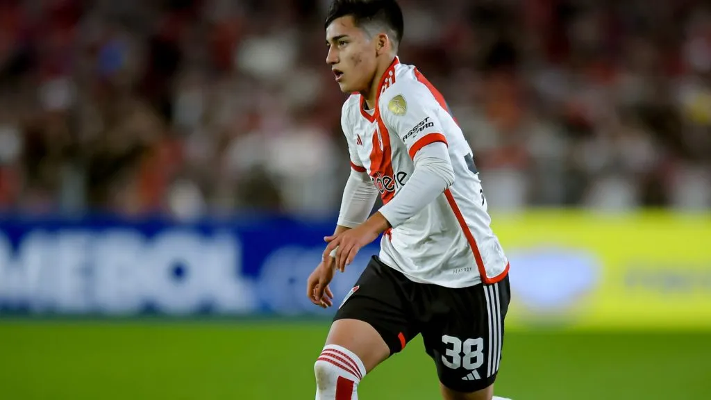 Ian Subiabre con la camiseta de River. (Foto: Getty)