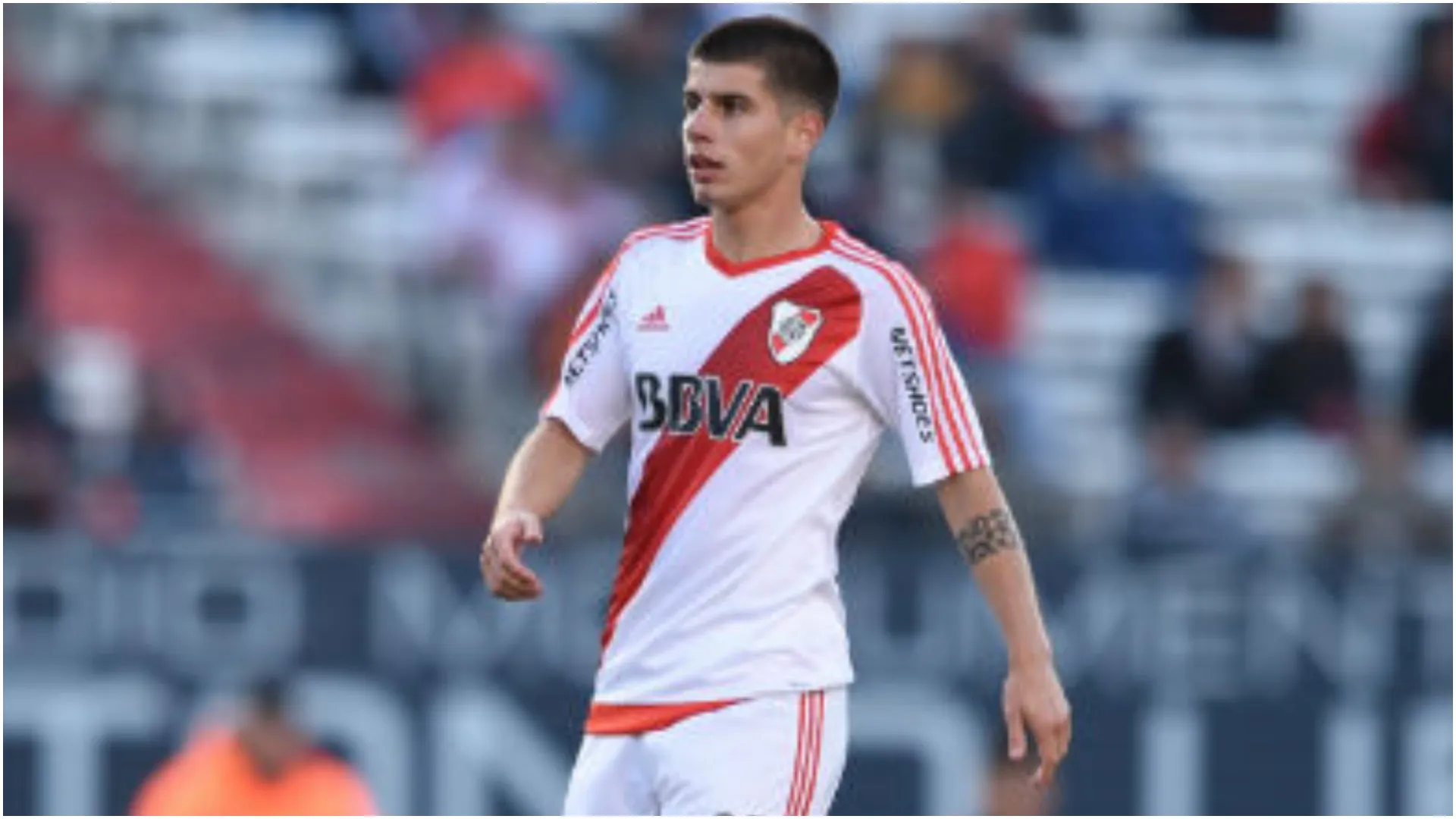 Tomás Andrade durante su paso por River (Prensa River).