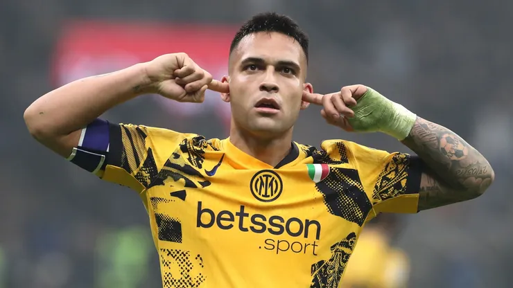 Lautaro Martínez, delantero del Inter.