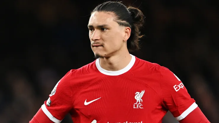 Darwin Núñez, delantero de Liverpool.