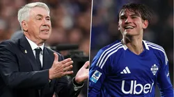 Carlo Ancelotti habría pedido contar con Nico Paz en la pretemporada próxima del Real Madrid.