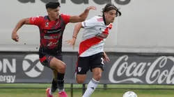 Sebastián Sánchez con la camiseta de River.