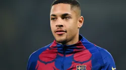 Vitor Roque en su paso por Barcelona.