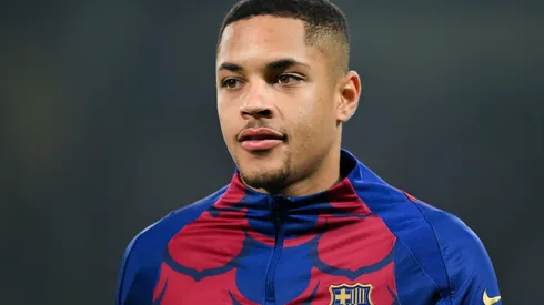 Vitor Roque en su paso por Barcelona.