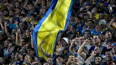 Los hinchas de Boca en La Bombonera.