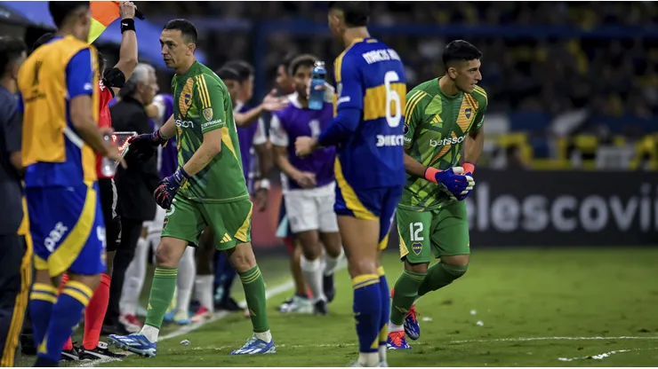 La reacción de Marchesín cuando le preguntaron por qué salió en Boca vs. Alianza Lima