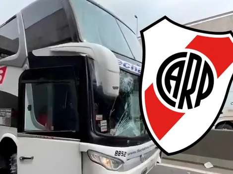 Un micro que trasladaba juveniles de River protagonizó un choque múltiple con dos camiones