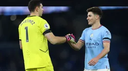 Julián Álvarez dijo que si le toca patearle un penal al Dibu Martínez se la picaría como se lo hizo a Thibaut Courtois.