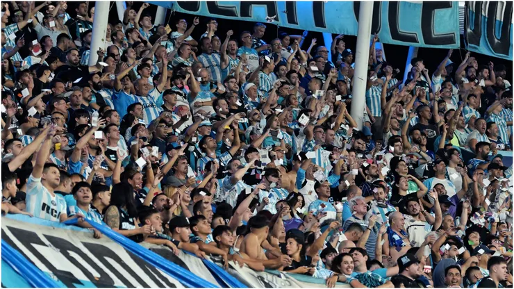 Los hinchas de Racing coparán su sector del Nilton Santos