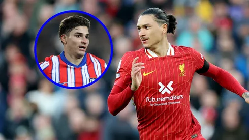 Darwin Núñez asoma en el radar del Atlético de Madrid para jugar con Julián Álvarez.