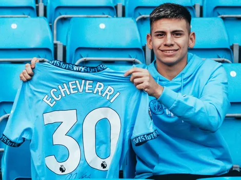 Los dos jugadores de Manchester City que el Diablito Echeverri idolatra: "Haaland y él son increíbles"