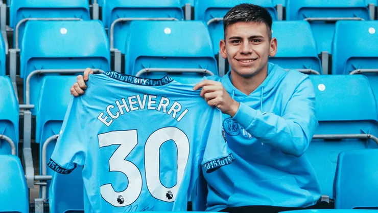¿Por qué no lo puso Guardiola? Esto hizo Diablito Echeverri mientras Manchester City jugó con Plymouth por FA Cup