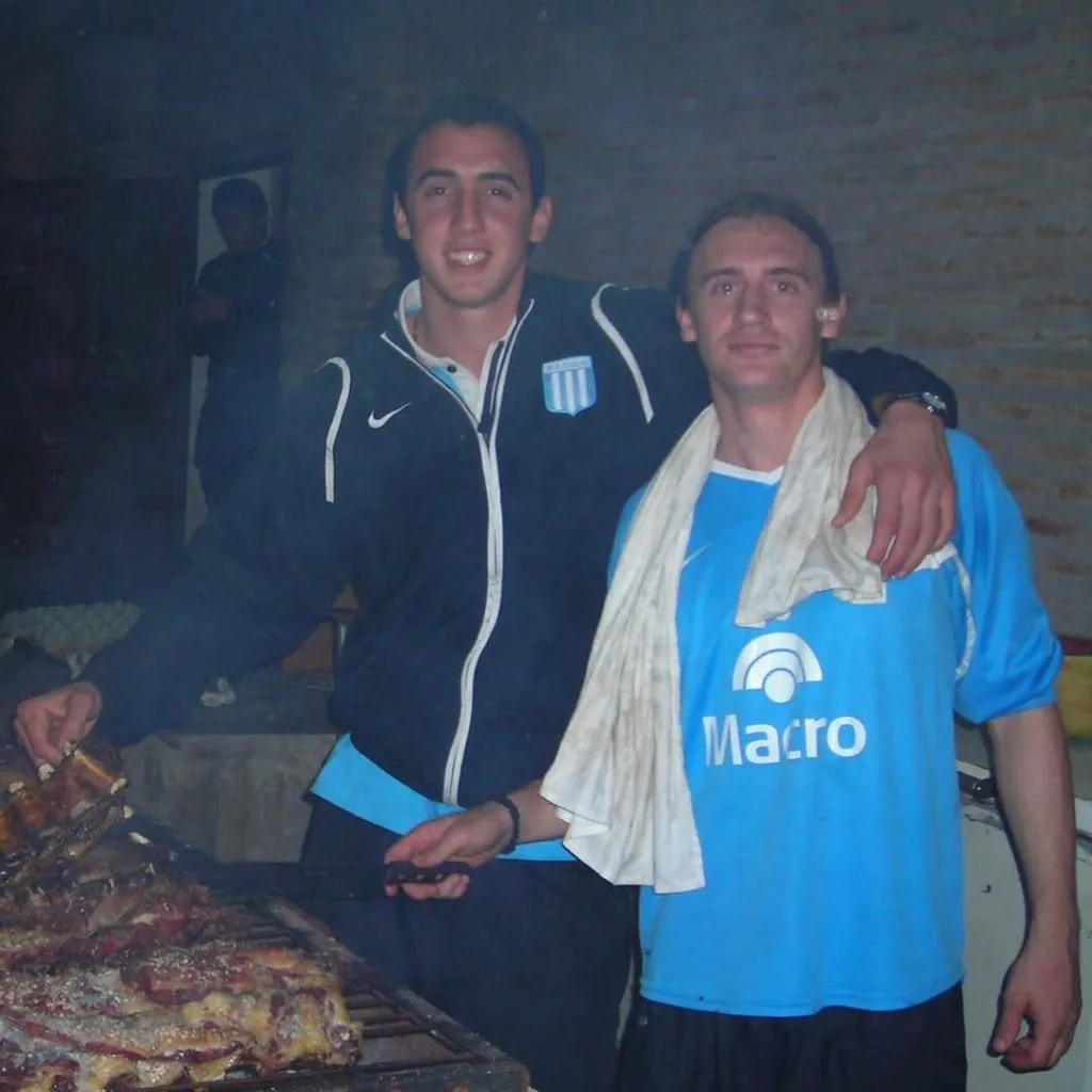 Pablo Caballero junto a Adrián Bastía.