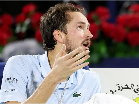 Daniil Medvedev acusó racismo tras ser eliminado del ATP de Dubái
