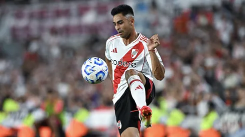 Gonzalo Martínez durante un partido de River.
