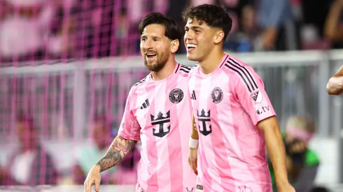 Messi, en uno de sus partidos del mes de febrero con Inter Miami.