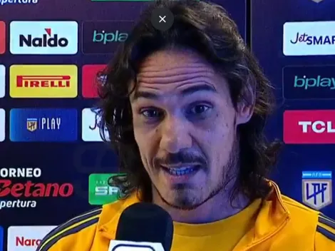 Edinson Cavani rompió el silencio tras el fracaso de Boca: "Somos responsables"