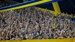 Los hinchas de Boca en La Bombonera.