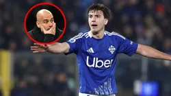 Máximo Perrone no tuvo oportunidades con Guardiola, pero rinde en Como.