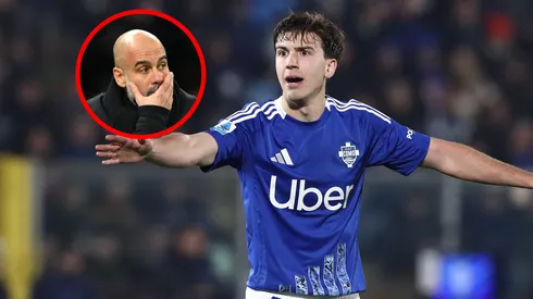 Máximo Perrone no tuvo oportunidades con Guardiola, pero rinde en Como.