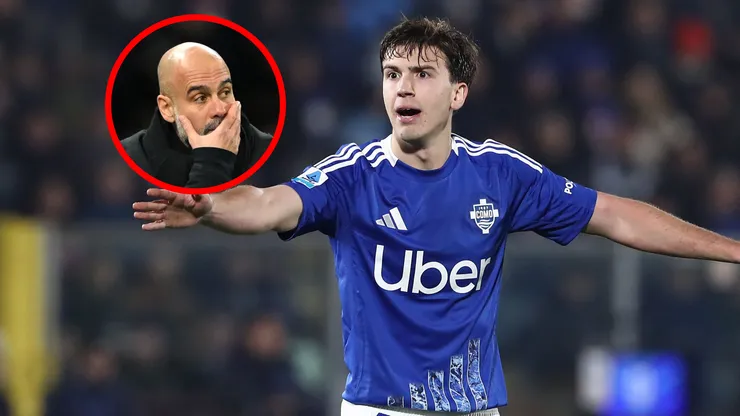 Máximo Perrone no tuvo oportunidades con Guardiola, pero rinde en Como.