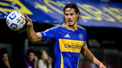 Edinson Cavani abrió la cuenta para Boca.
