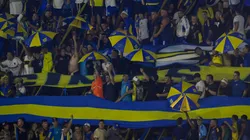 Los hinchas de Boca en el duelo ante Rosario Central.