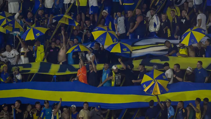 Los hinchas de Boca en el duelo ante Rosario Central.