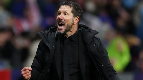 Diego Simeone, entrenador del Atlético de Madrid.