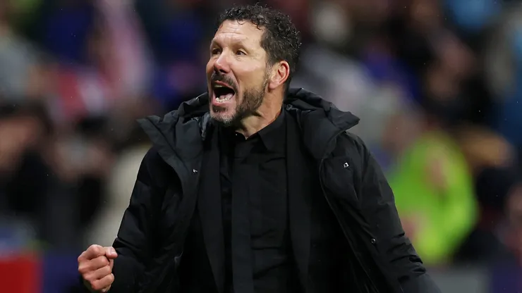 Diego Simeone, entrenador del Atlético de Madrid.