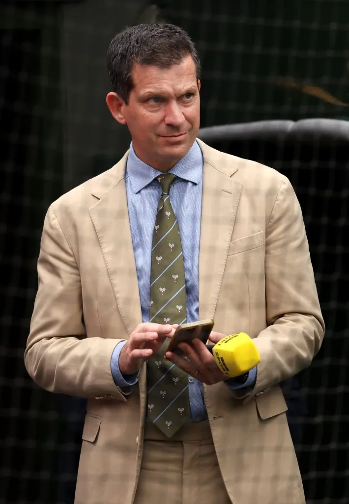 Tim Henman, presente en Wimbledon 2024. (Foto: Getty).