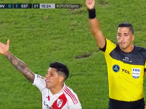 No se vio: el enojo de Enzo Pérez con el Pity Martínez tras ser expulsado