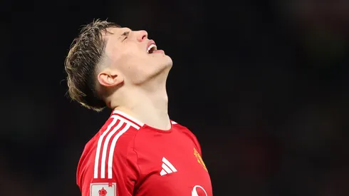 Alejandro Garnacho, delantero del Manchester United.