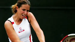 Marta Marrero en su etapa como tenista.