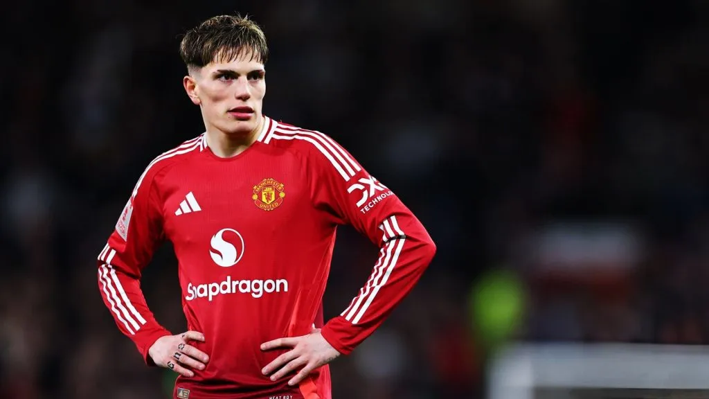 Alejandro Garnacho en el Manchester United