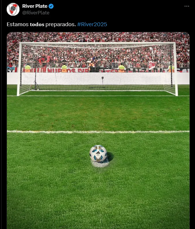 El posteo de River por el regreso de Montiel.