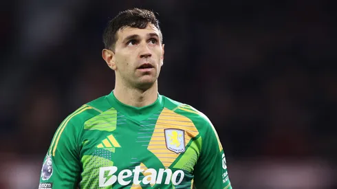 Dibu Martínez, arquero de Aston Villa.