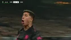 El festejo de Enzo Fernández.