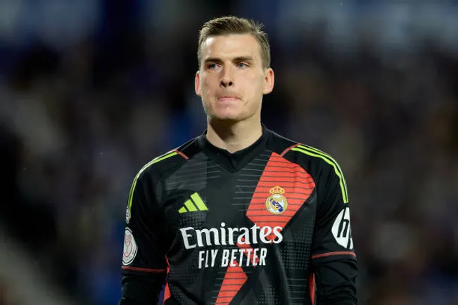 Lunin sólo tiene minutos en Copa del Rey esta temporada.